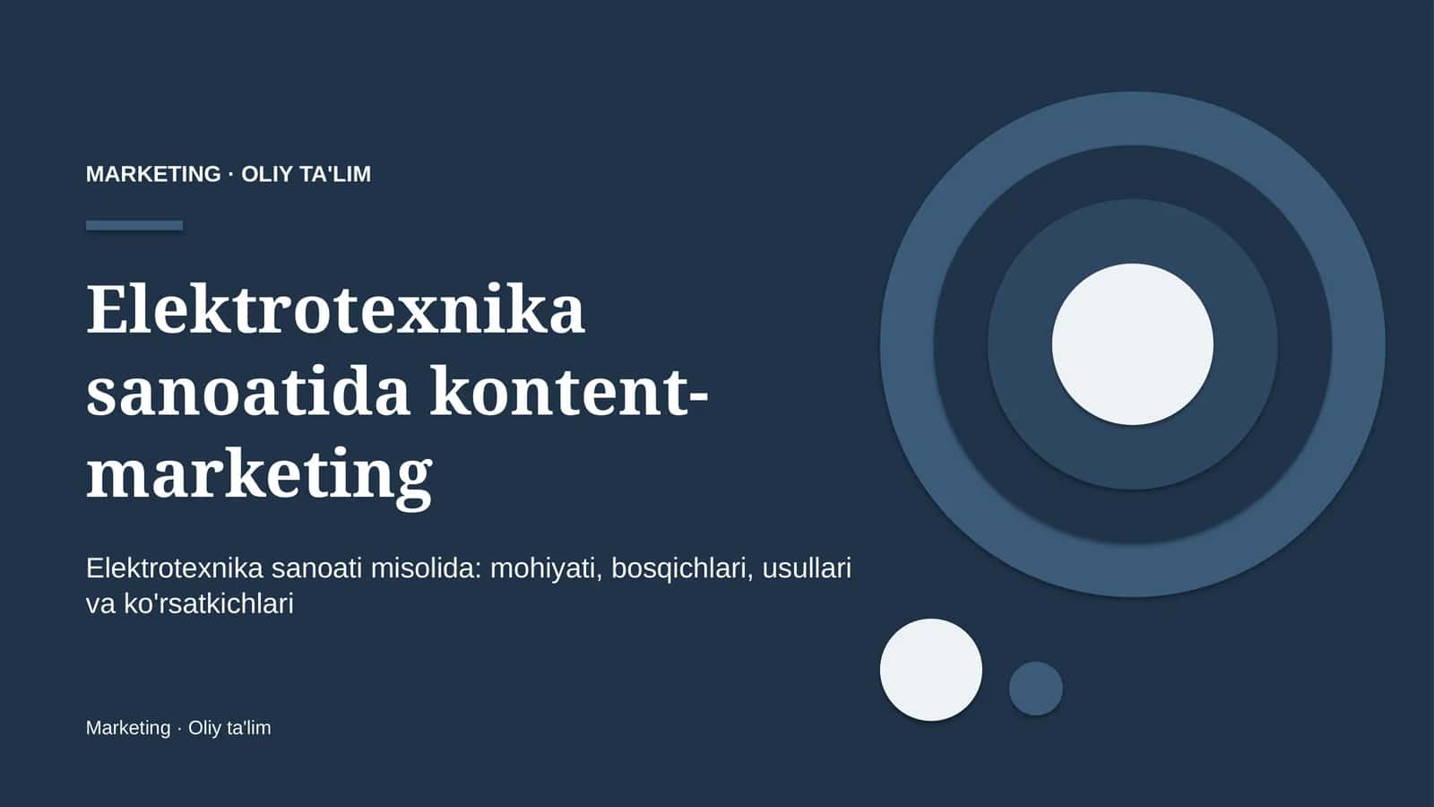 elektrotexnika sanoatida kontent marketing 9906 1