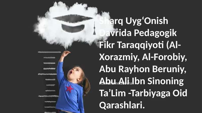 Sharq Uyg‘Onish Davrida Pedagogik Fikr Taraqqiyoti 1