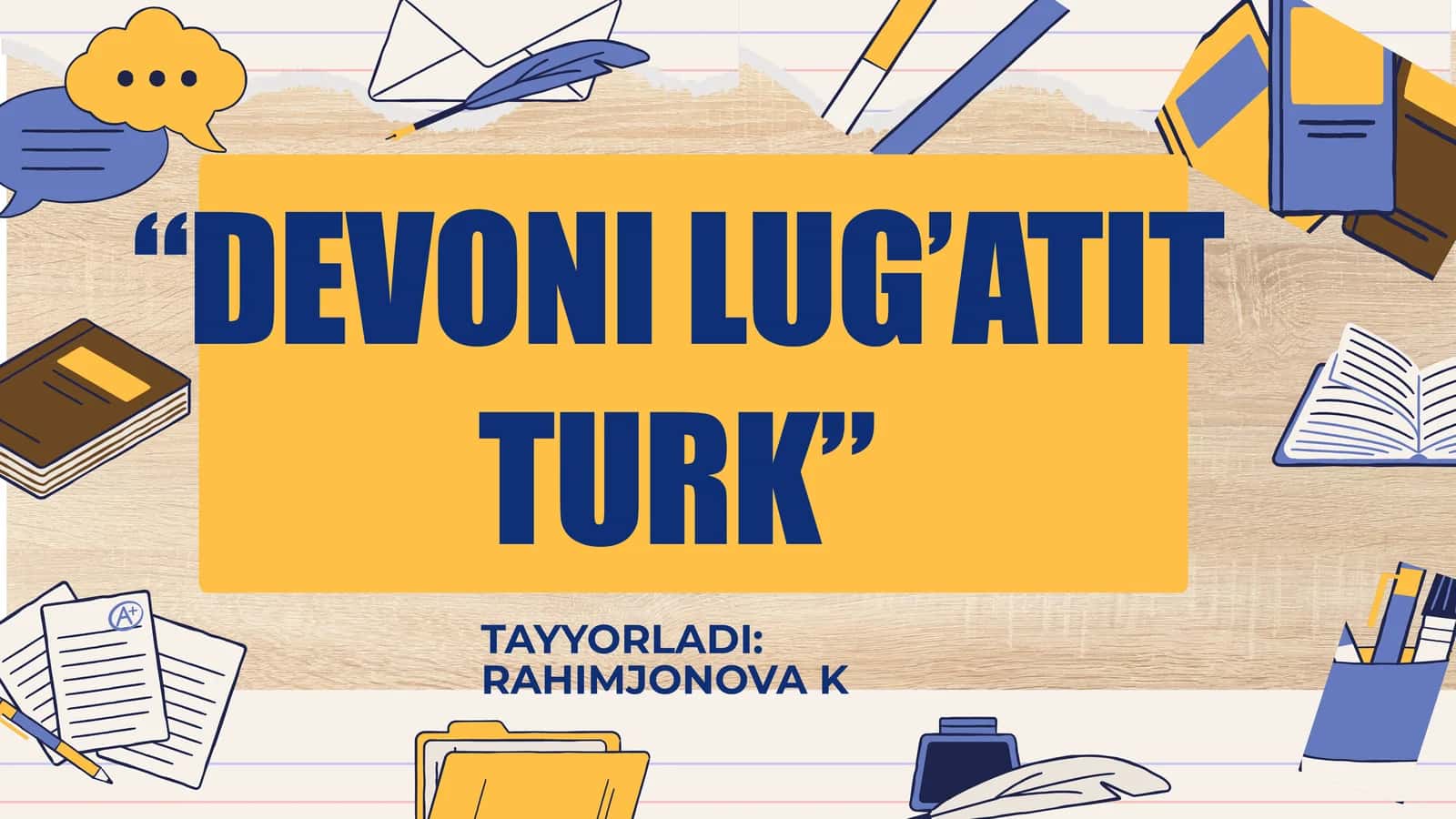 DEVONI LUG’ATIT TURK 1