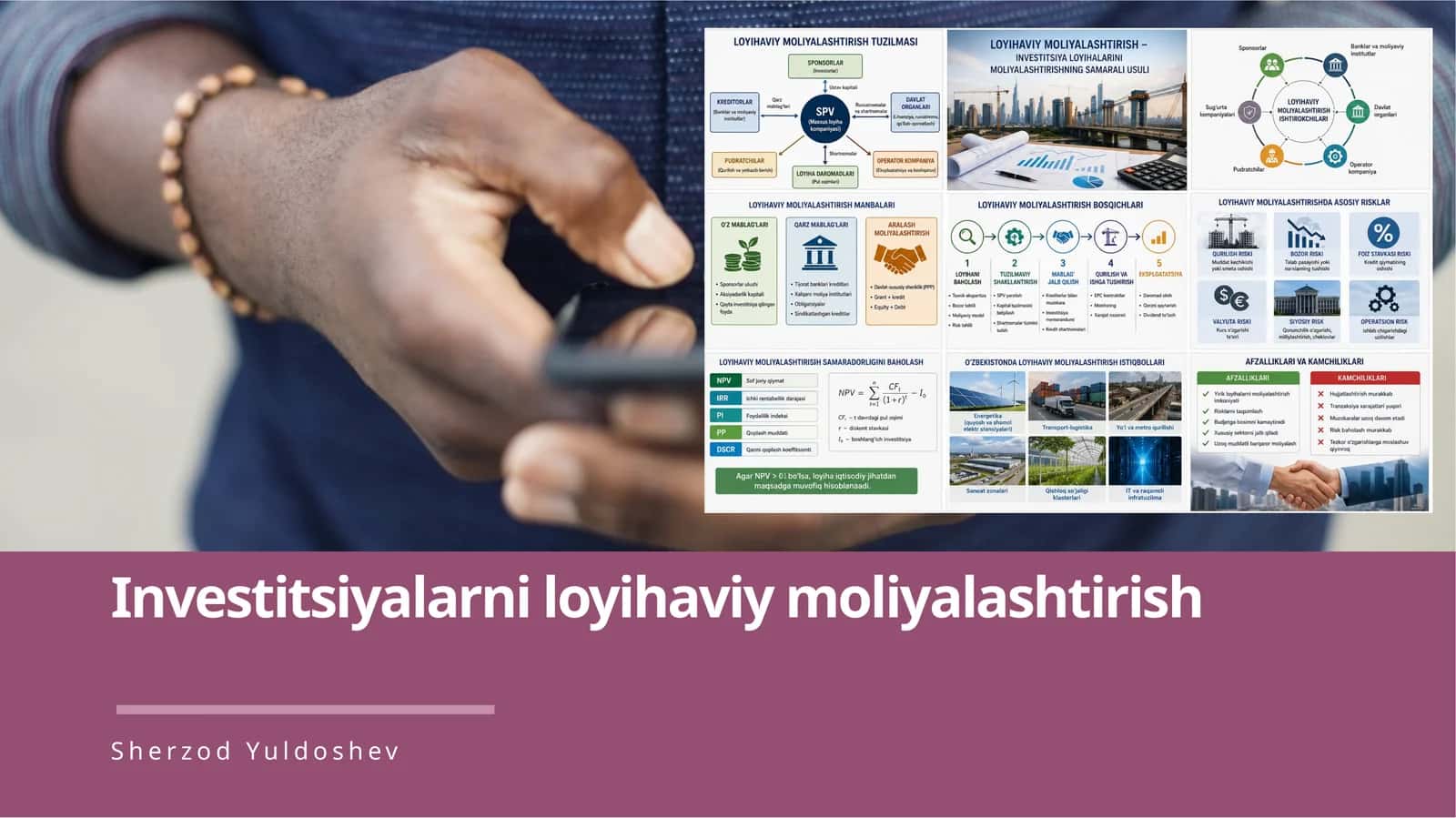 Investitsiyalarni loyihaviy moliyalashtirish 1