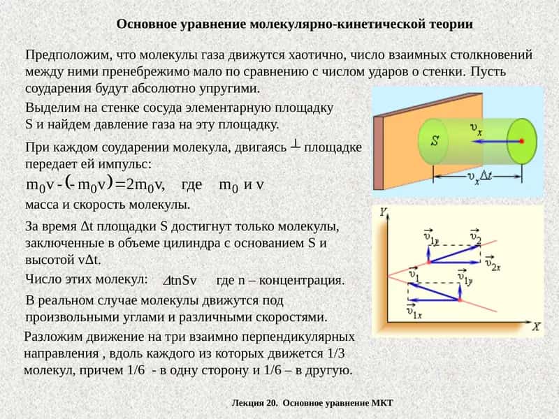 Основное уравнение МКТ 1