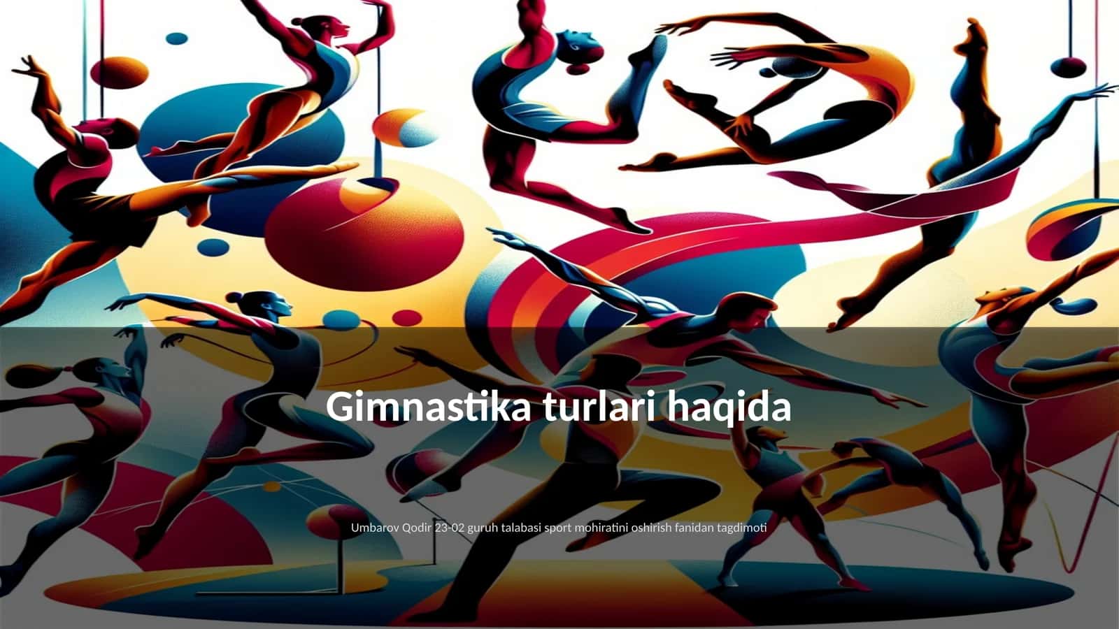 Gimnastika turlari haqida 1