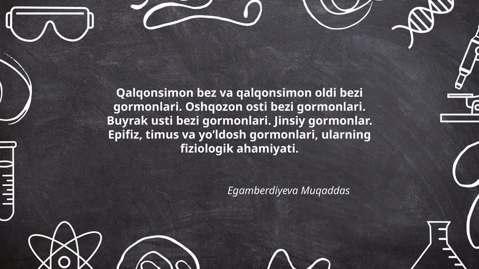 Gormonlar tizimi 1