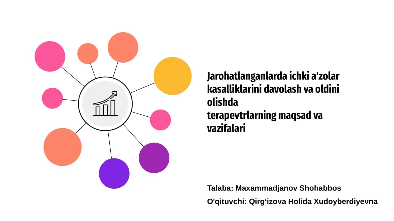 Jarohatlanganlarda Ichki A'zolar Kasalliklarini Davolash va Oldini Olishda Terapevtrlarning Maqsad va Vazifalari 1