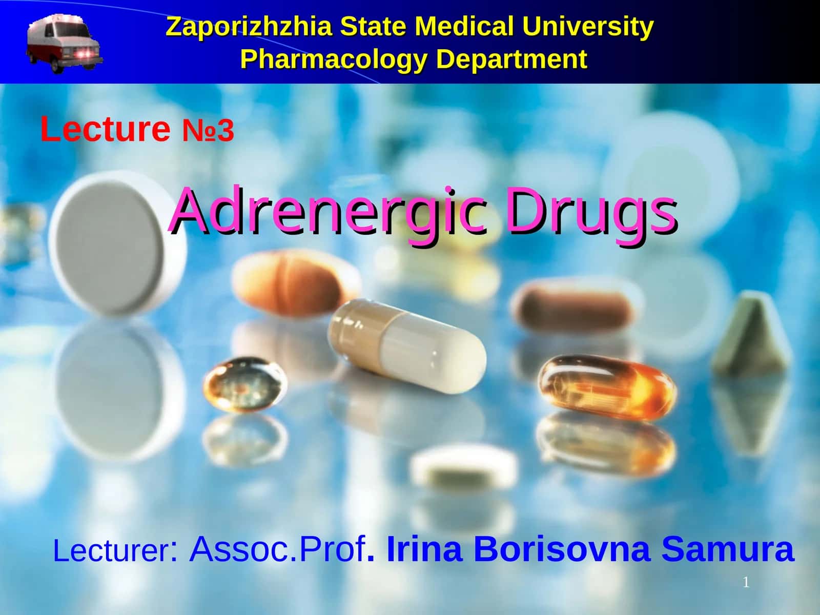 Adrenergic Drugs 1