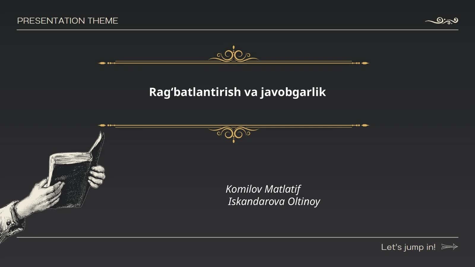 Rag‘batlantirish va javobgarlik 1