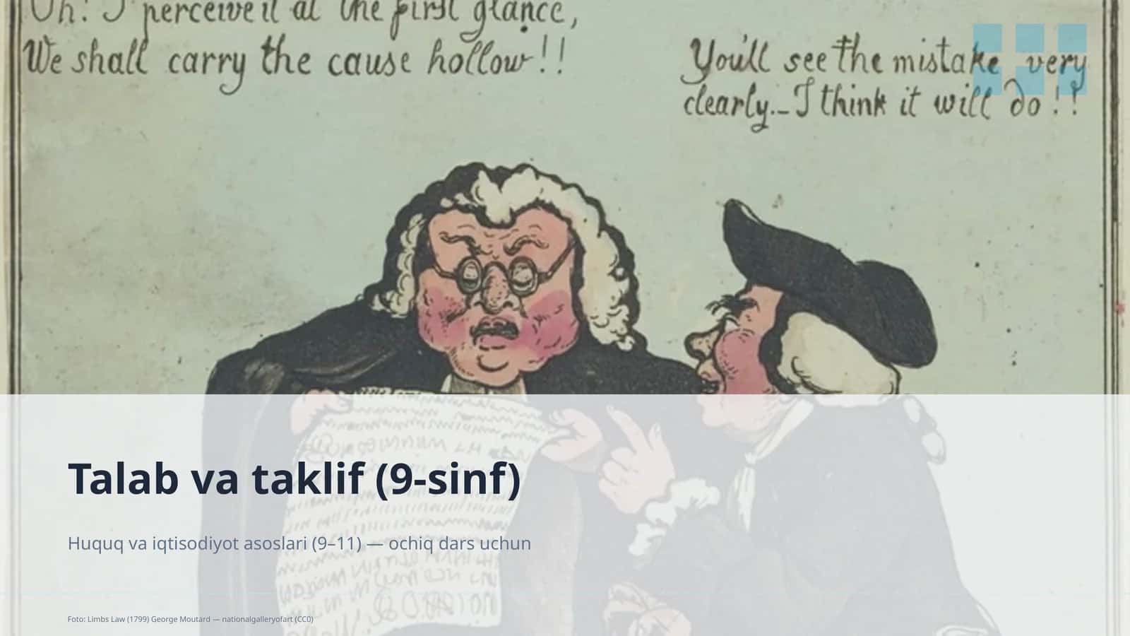 Talab va taklif (9-sinf) 1