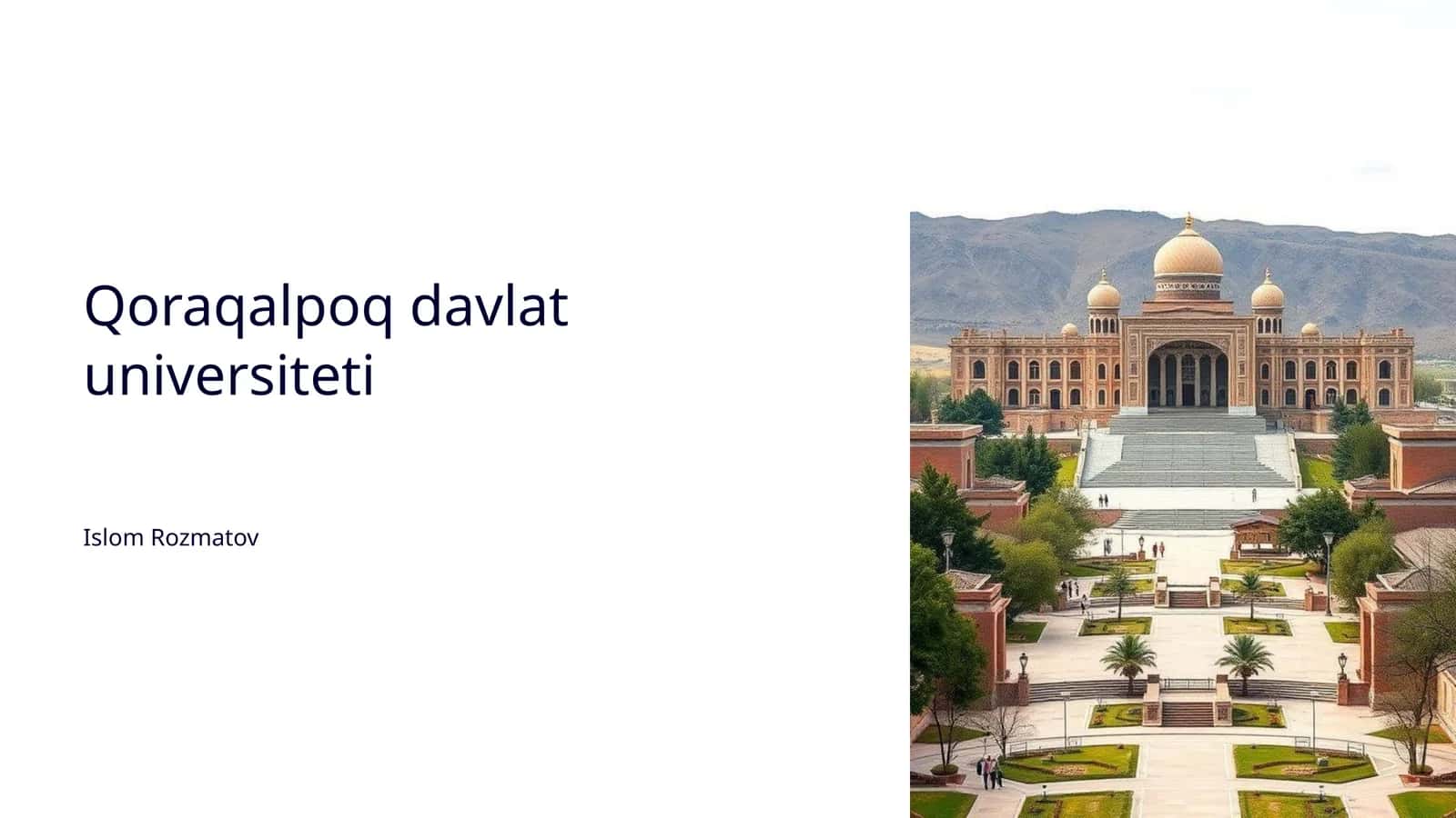 Qoraqalpoq davlat universiteti 1