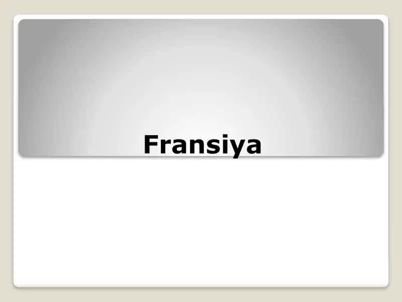 Fransiya 1