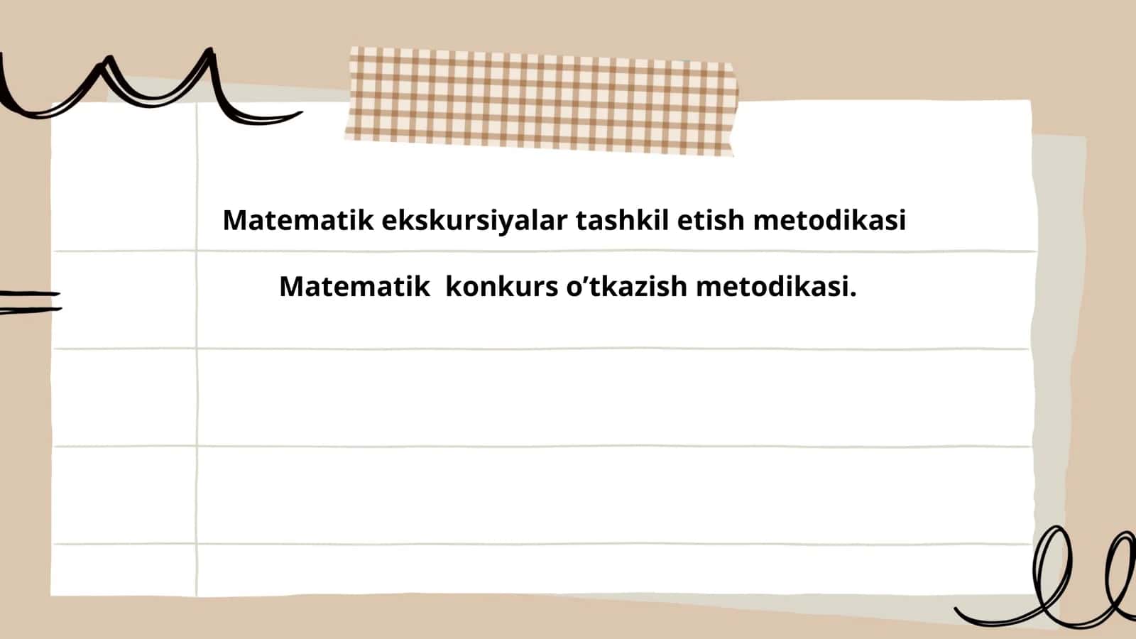 Matematik ekskursiyalar tashkil etish metodikasi 1
