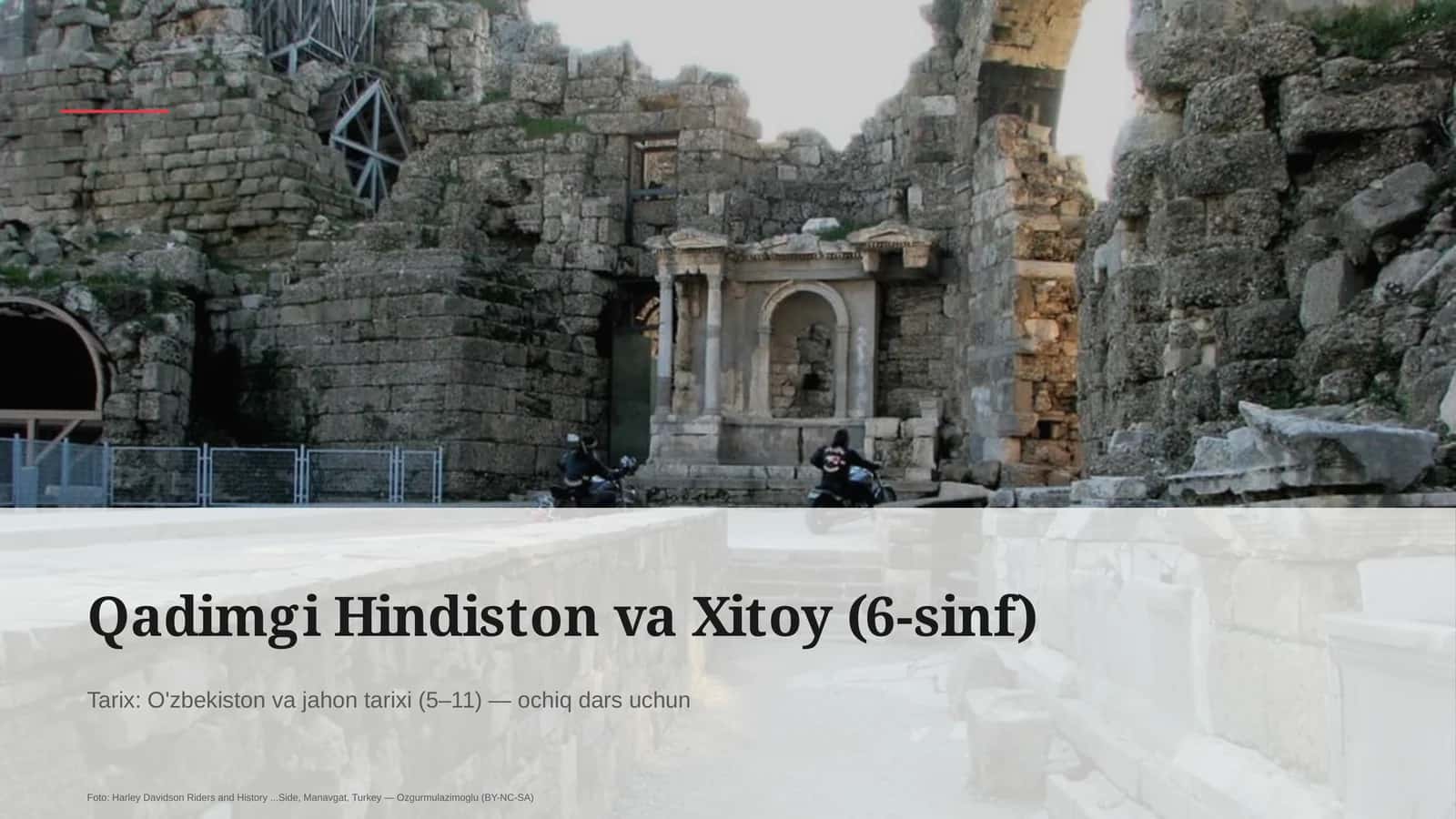 Qadimgi Hindiston va Xitoy (6-sinf) 1