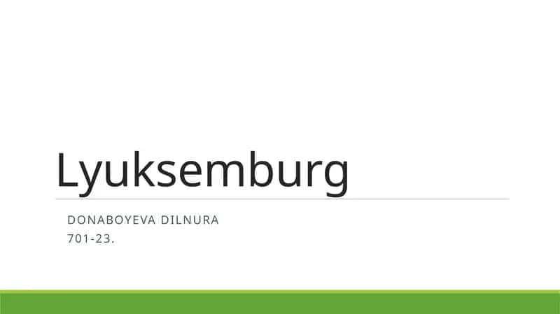 Lyuksemburg 1