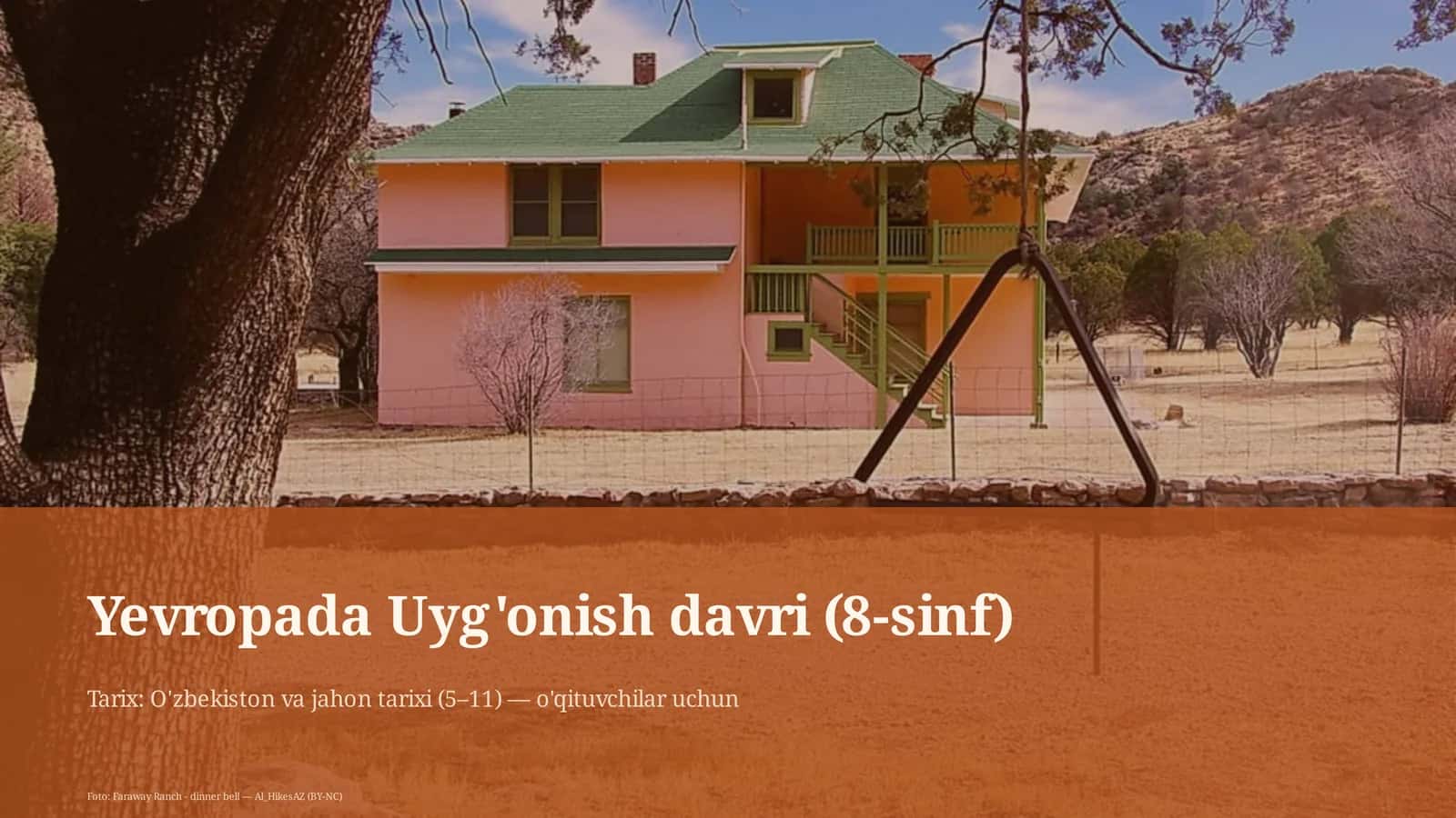 Yevropada Uyg'onish davri (8-sinf) 1