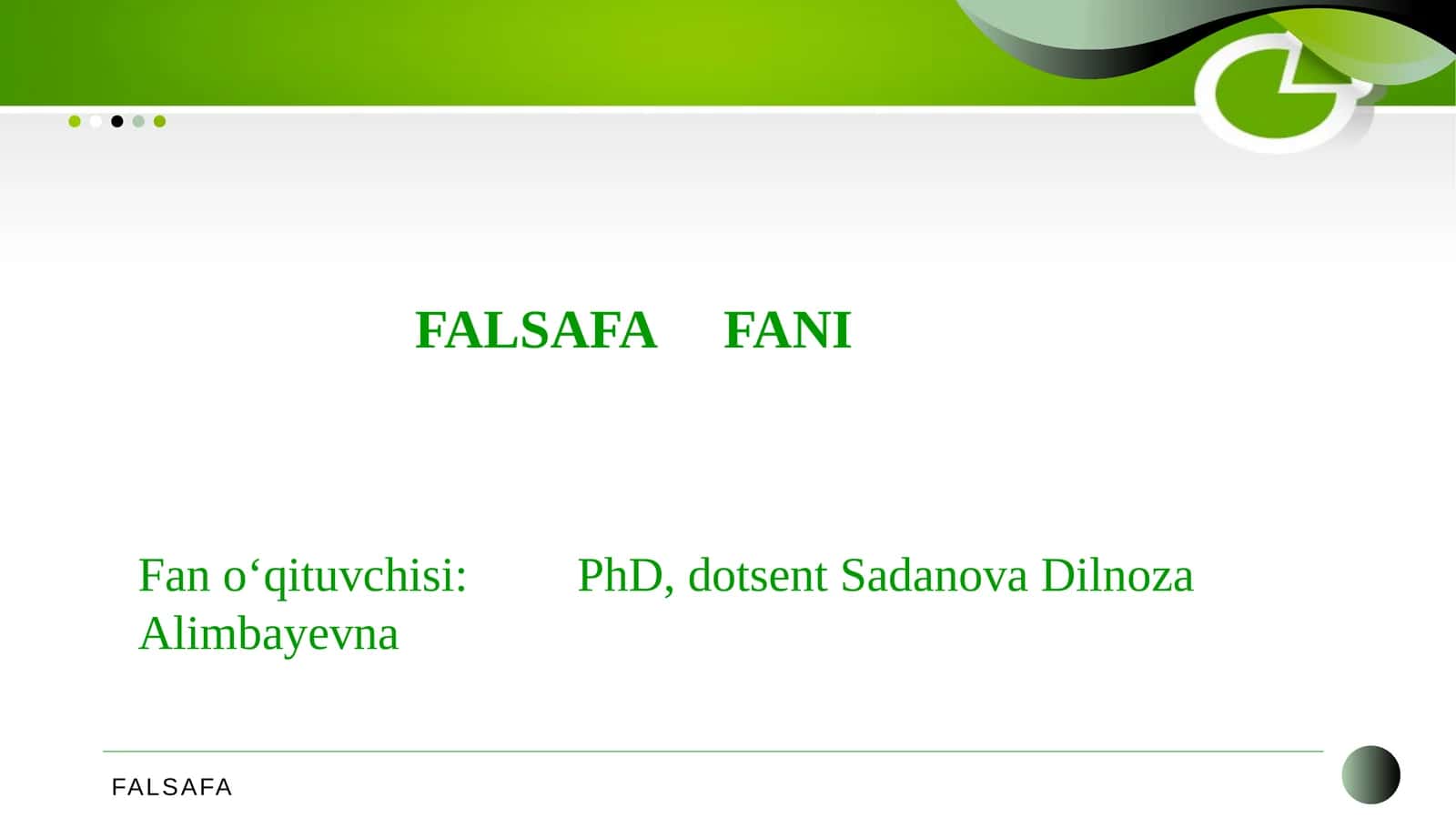 FALSAFA FANI 1