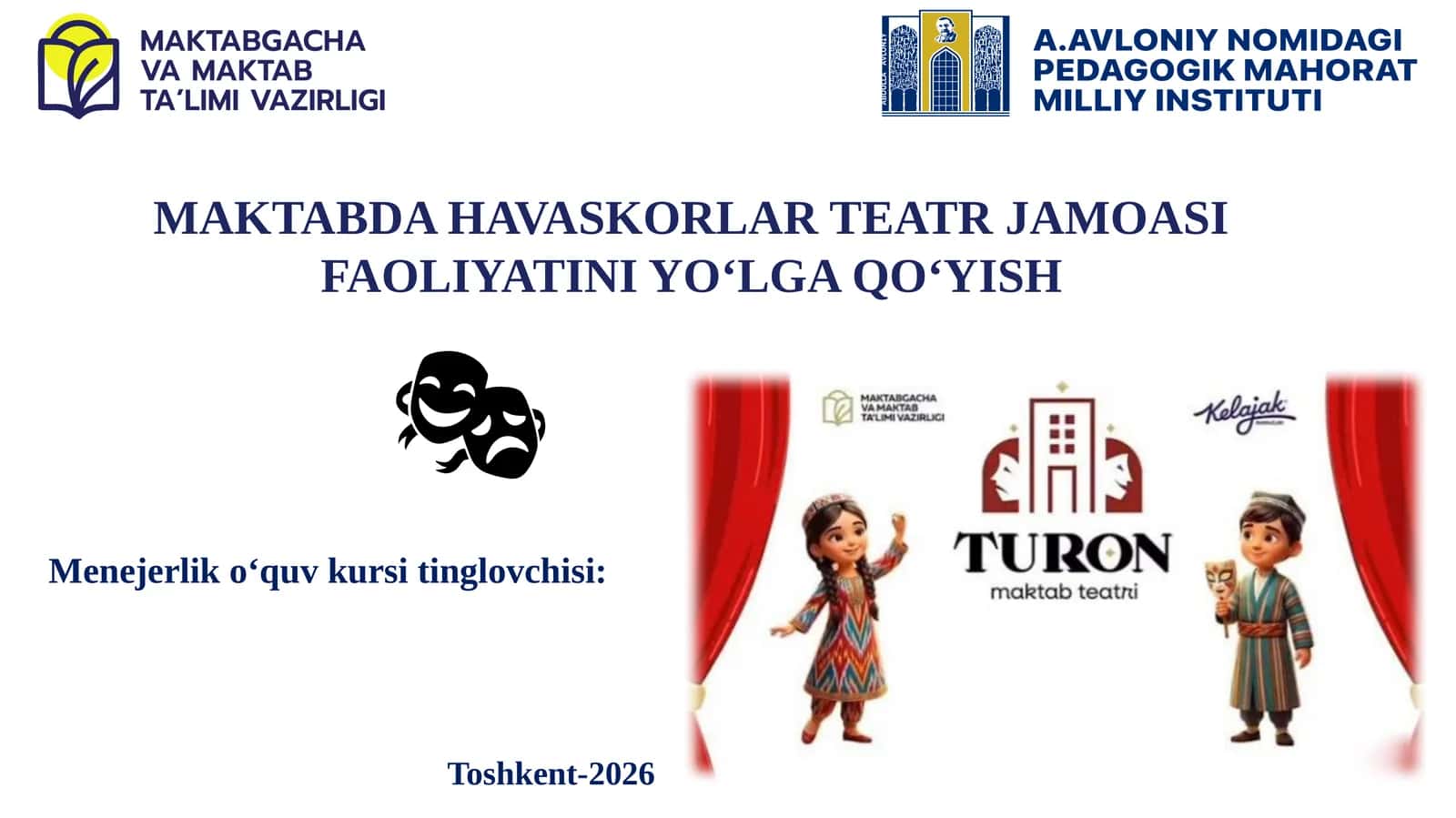Maktabda Havaskorlar Teatr Jamoasi Faoliyatini Yo‘lga Qo‘yish 1