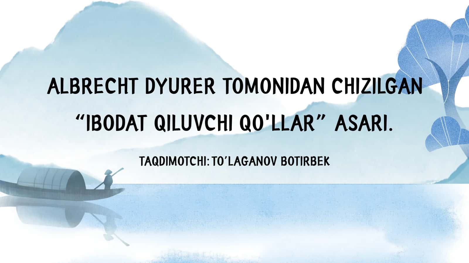 IBODAT QILUVCHI QO'LLAR 1