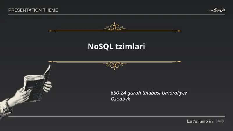 NoSQL tzimlari 1