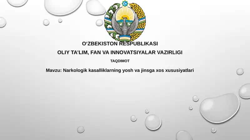Narkologikkasalliklarningyoshvajinsgaxosxususiyatlari 1