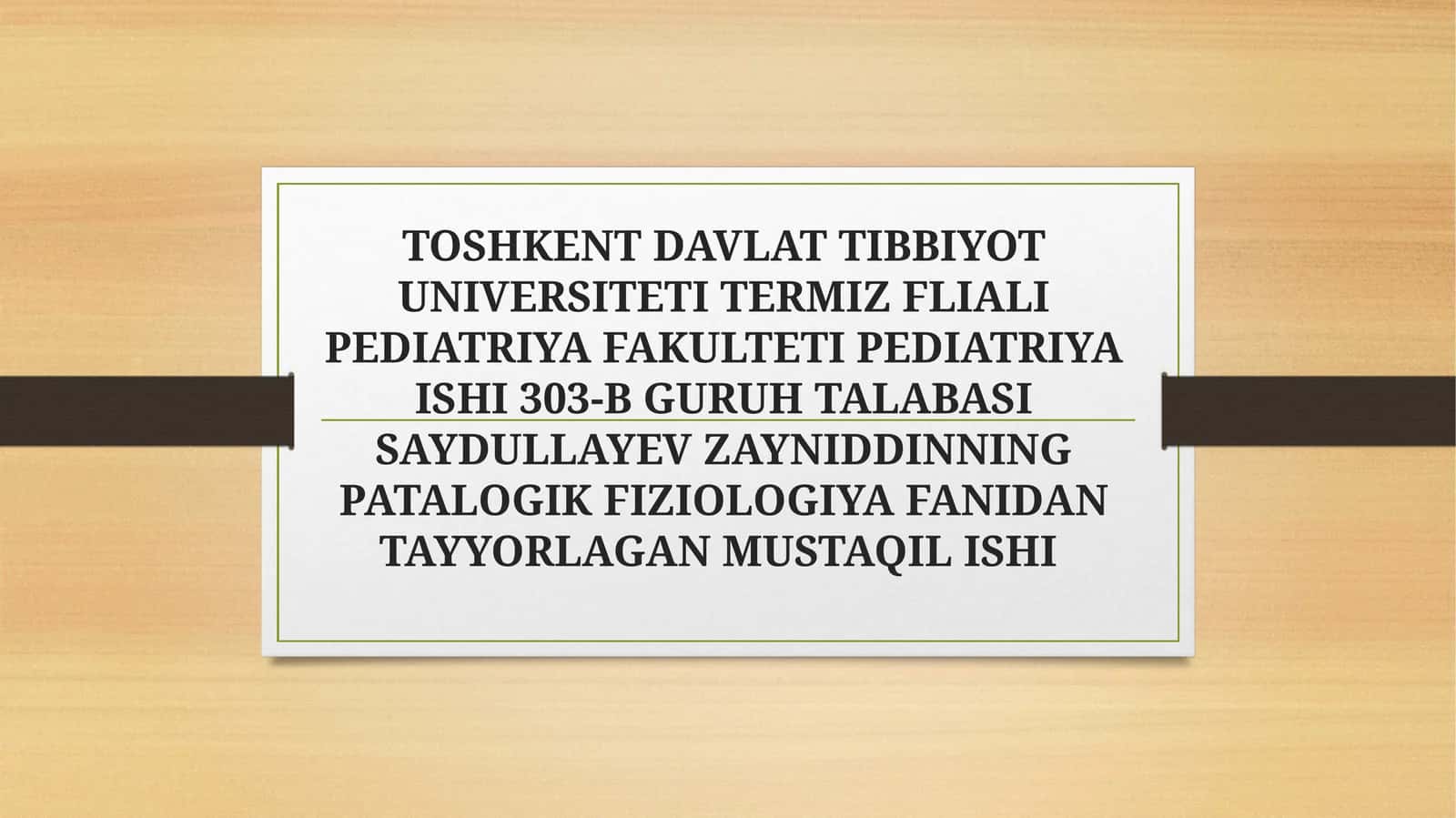 Pirogenmoddalar Termoregulyatsiyajarayonidagiahamiyati 1
