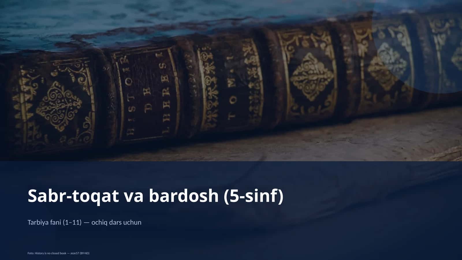 Sabr-toqat va bardosh (5-sinf) 1