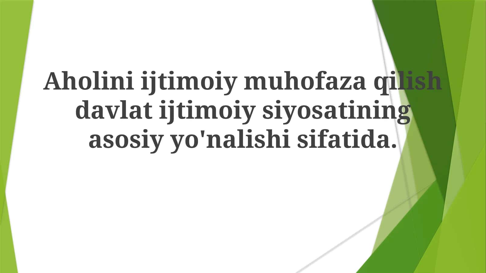Ijtimoiy Himoya Tizimlari 1