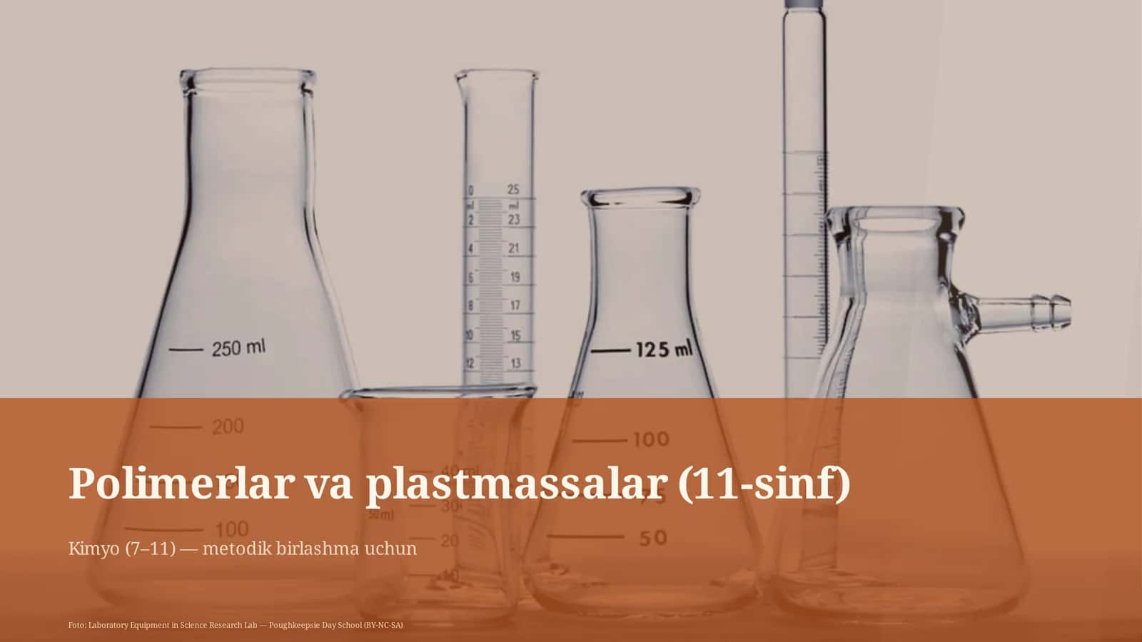 Polimerlar va plastmassalar (11-sinf) 1