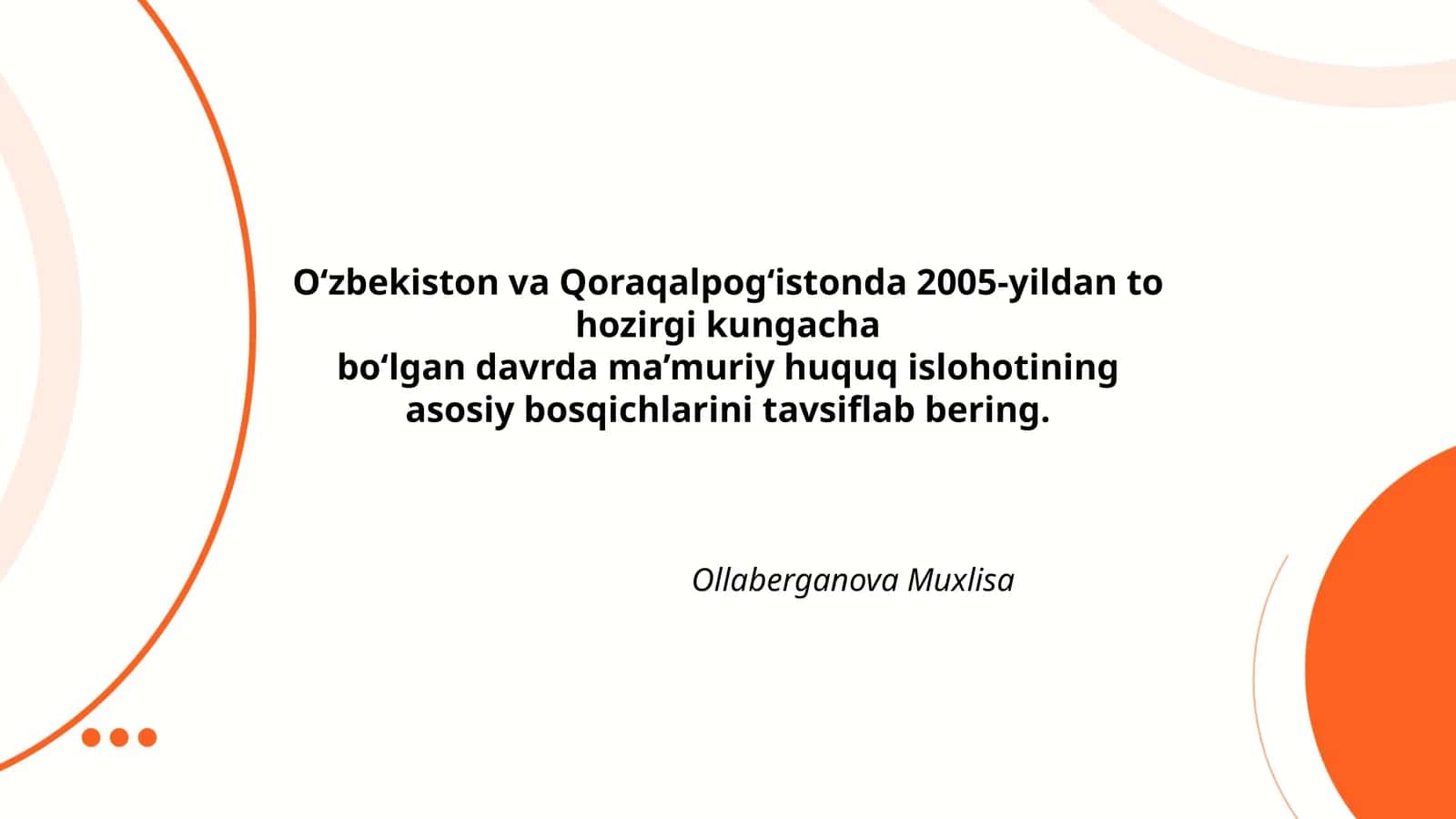 Ollaberganova Muxlisa 1