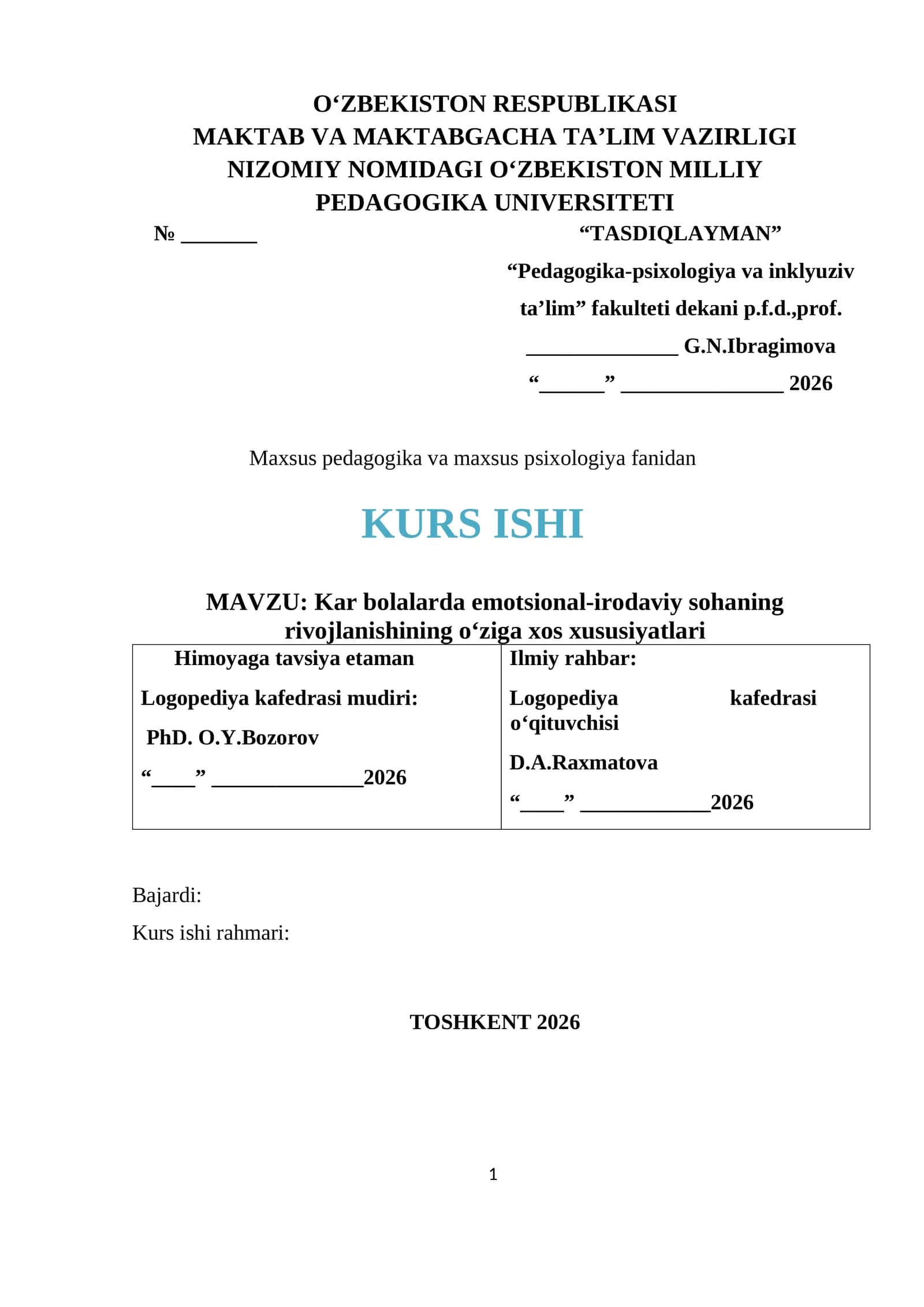 Kar bolalarda emotsional-irodaviy sohaning rivojlanishining o‘ziga xos xususiyatlari 1