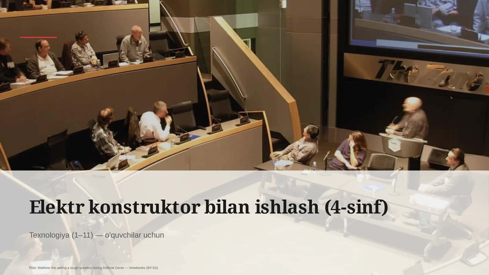 Elektr konstruktor bilan ishlash (4-sinf) 1