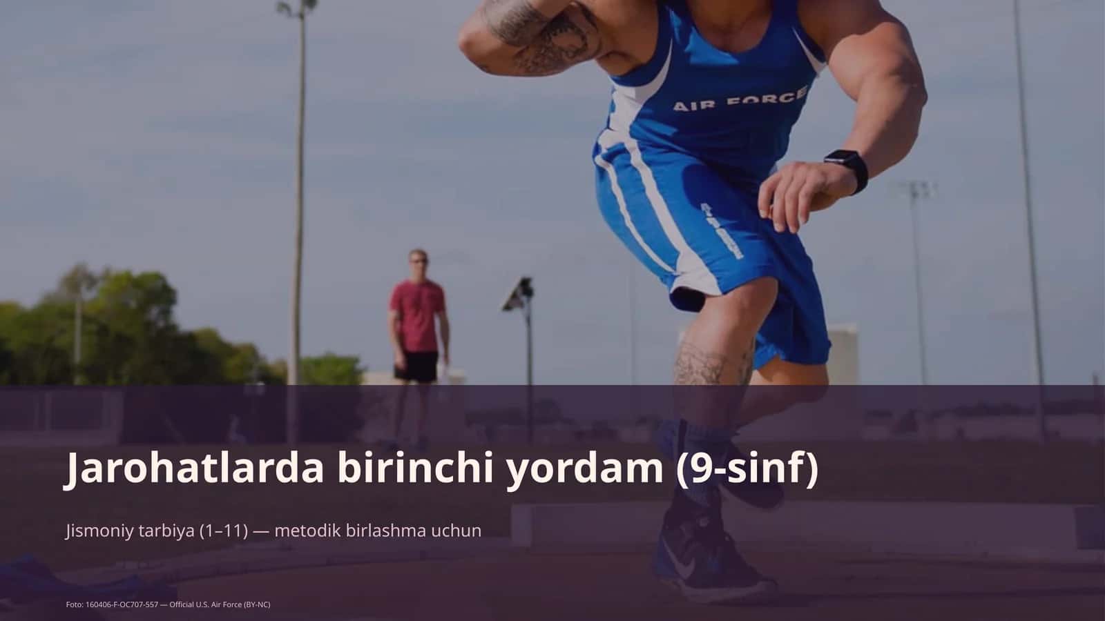 Jarohatlarda birinchi yordam (9-sinf) 1