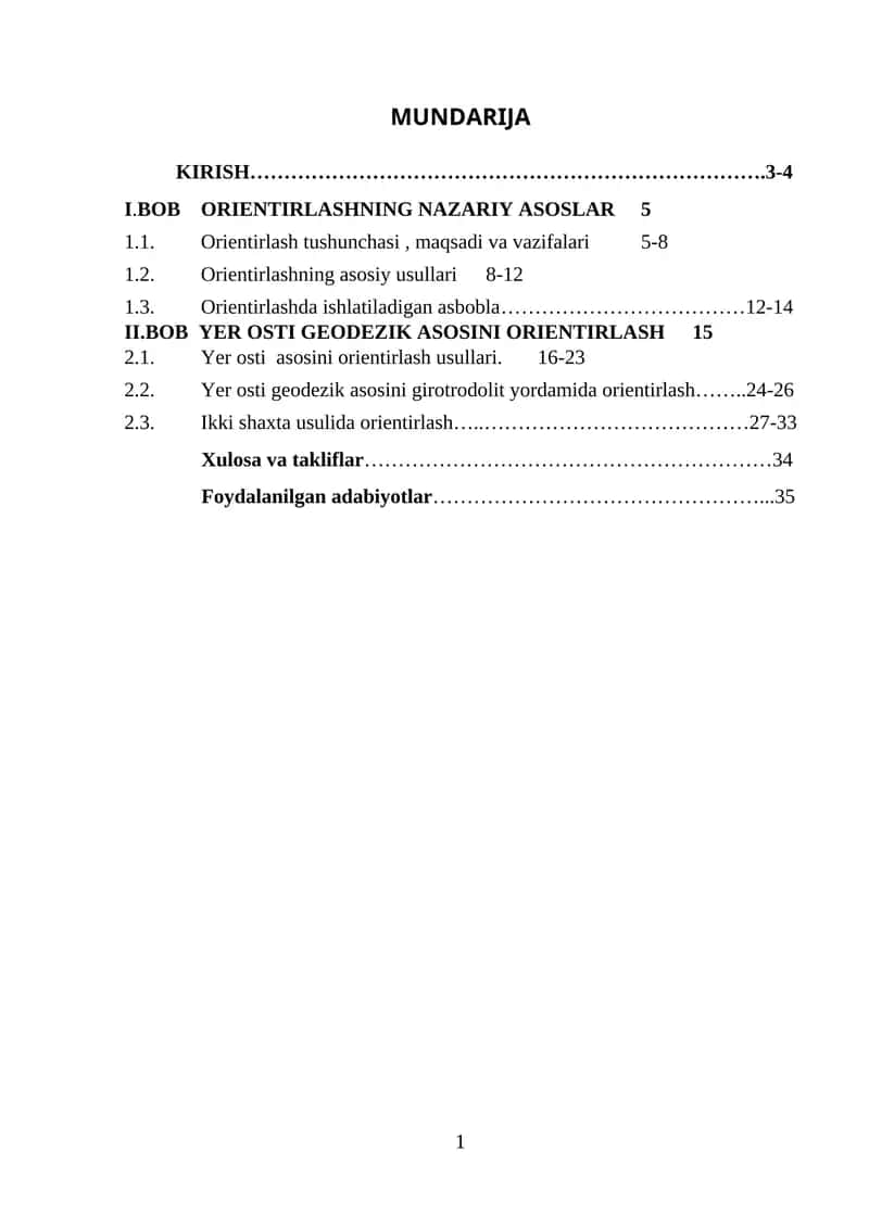 Orientirlashning Nazariy Asoslar 1