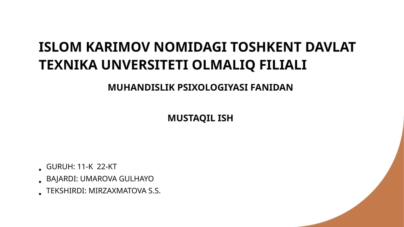 Antropometrik xususiyatlarning tasnifi 1