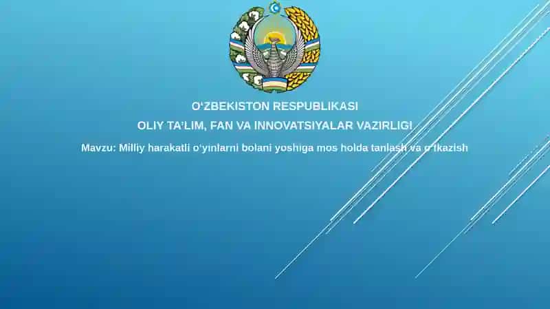 Milliy harakatli o'yinlar
