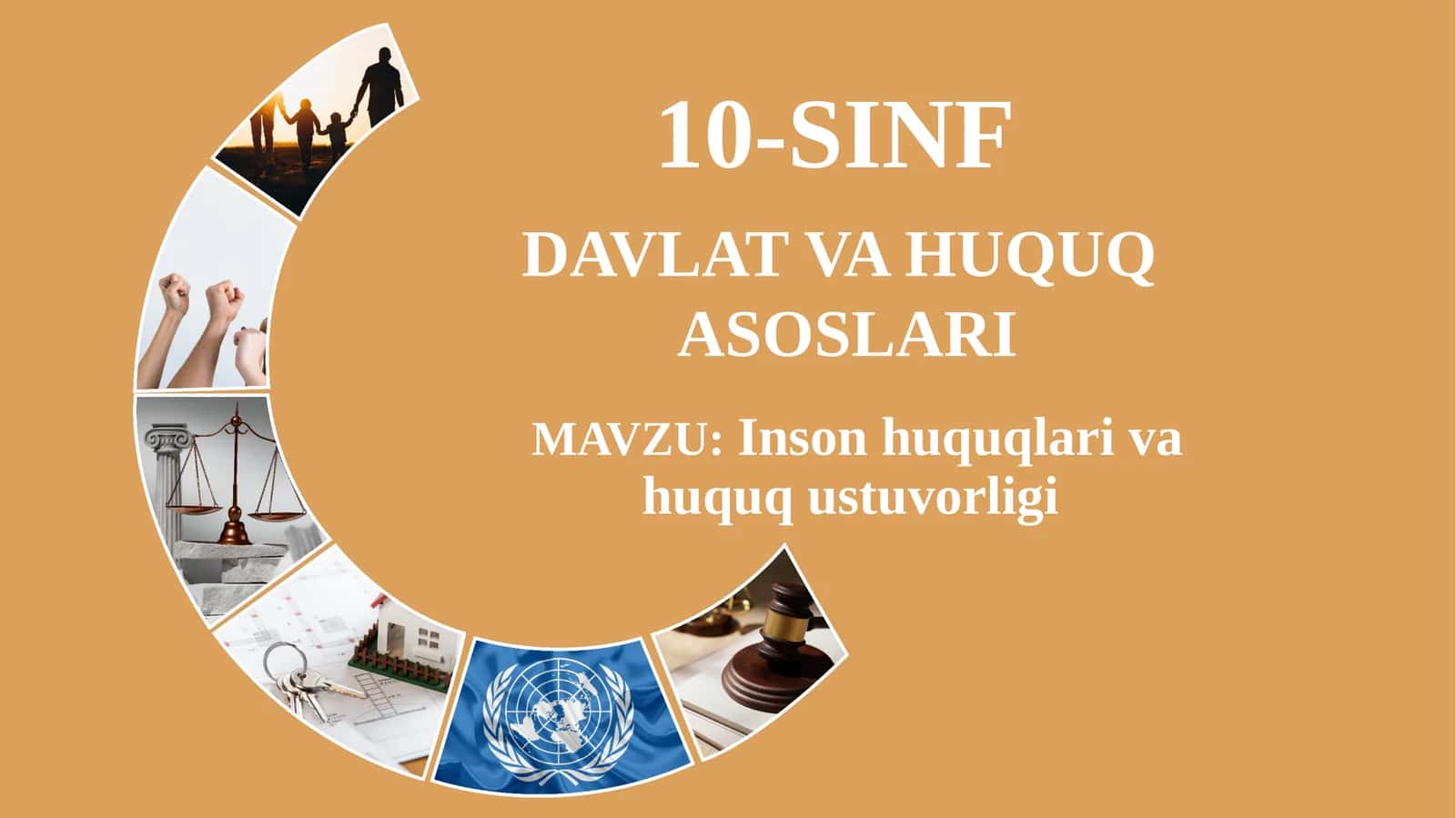 Inson huquqlari va huquq ustuvorligi 1