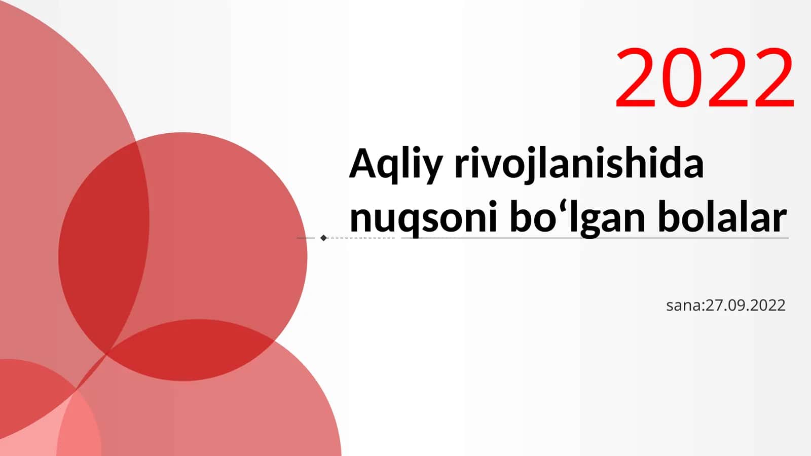 Aqliy rivojlanishida nuqsoni bo‘lgan bolalar 1