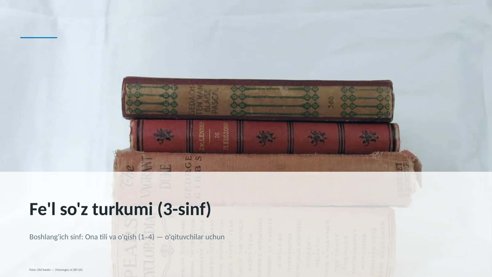 Fe'l so'z turkumi (3-sinf) 1