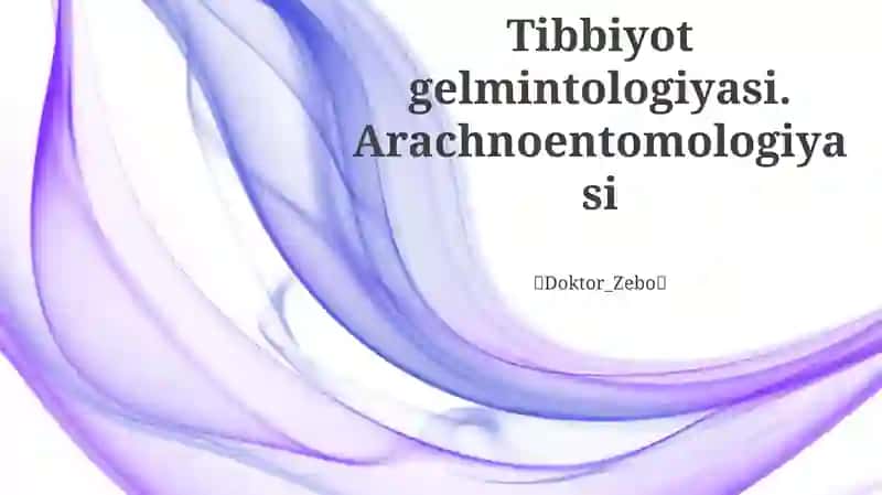 Tibbiy Parazitologiya