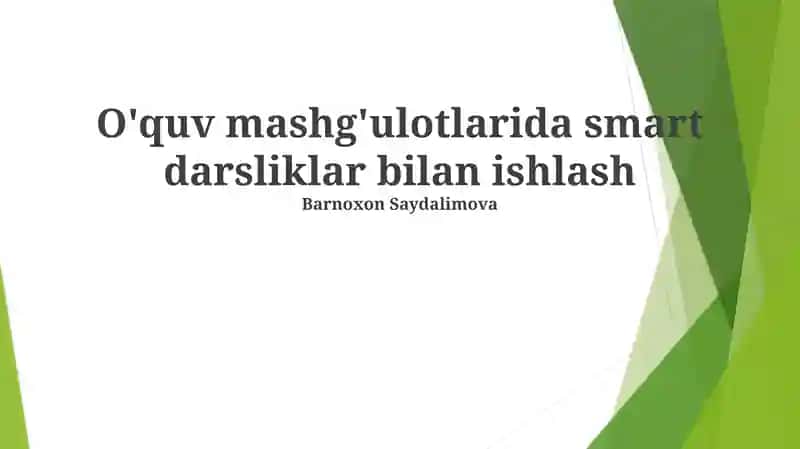 Aqlli Darslik Xususiyatlari va Funksiyalari