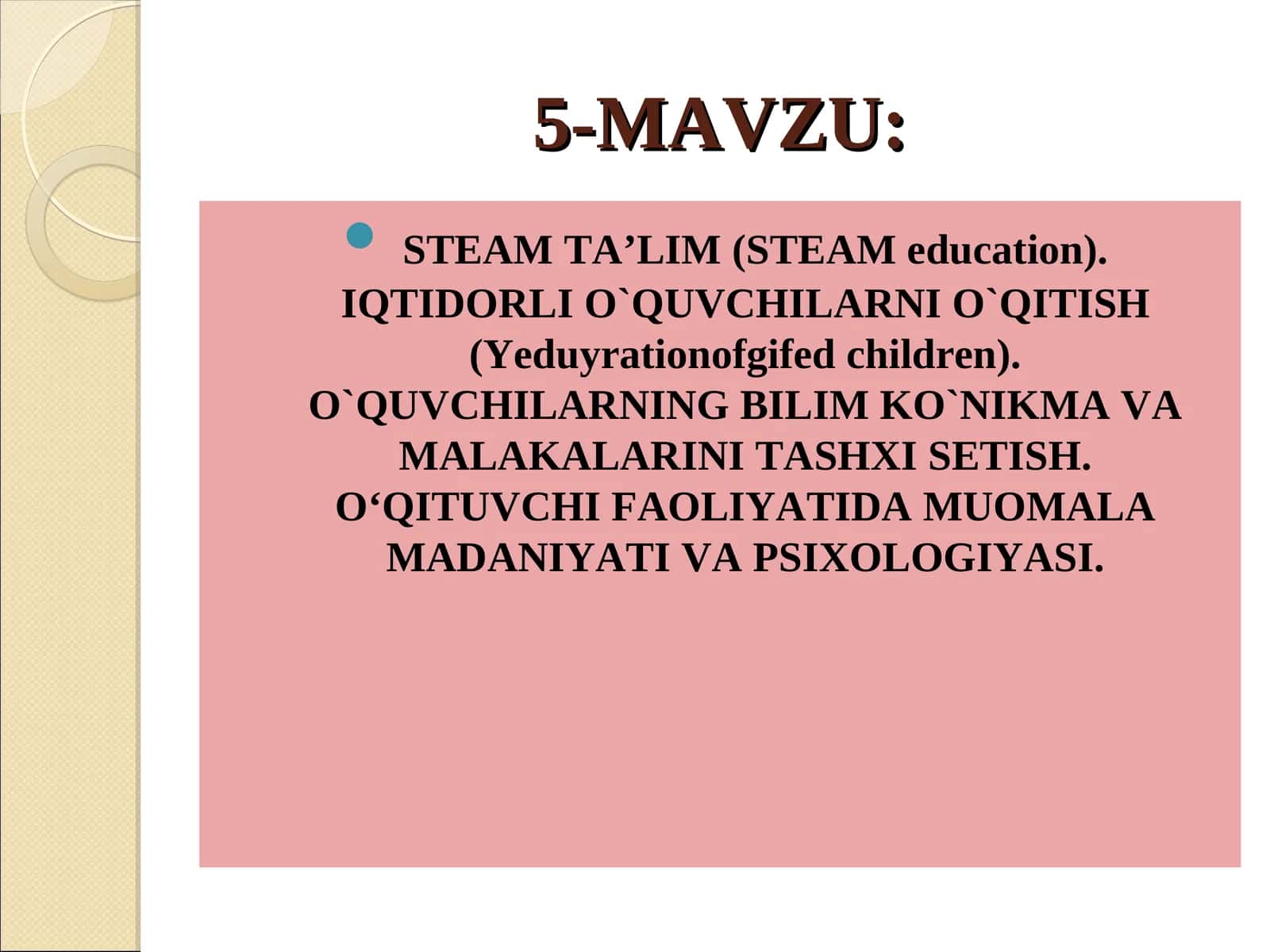 STEAM TA’LIM 1