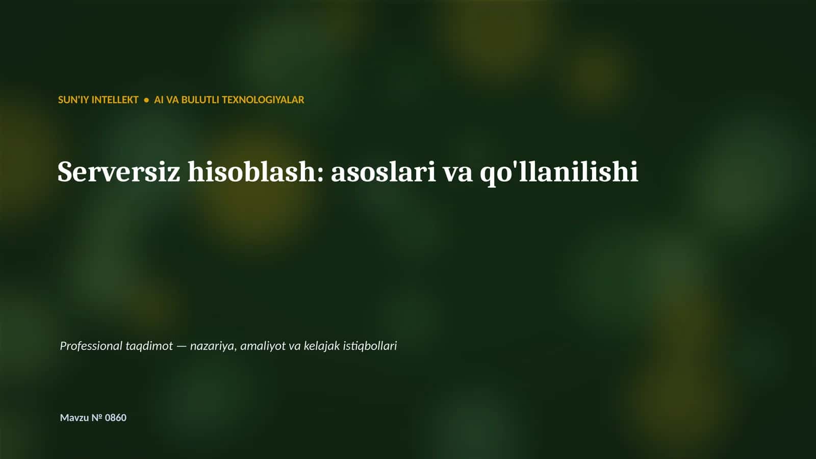 Bulutli AI 1