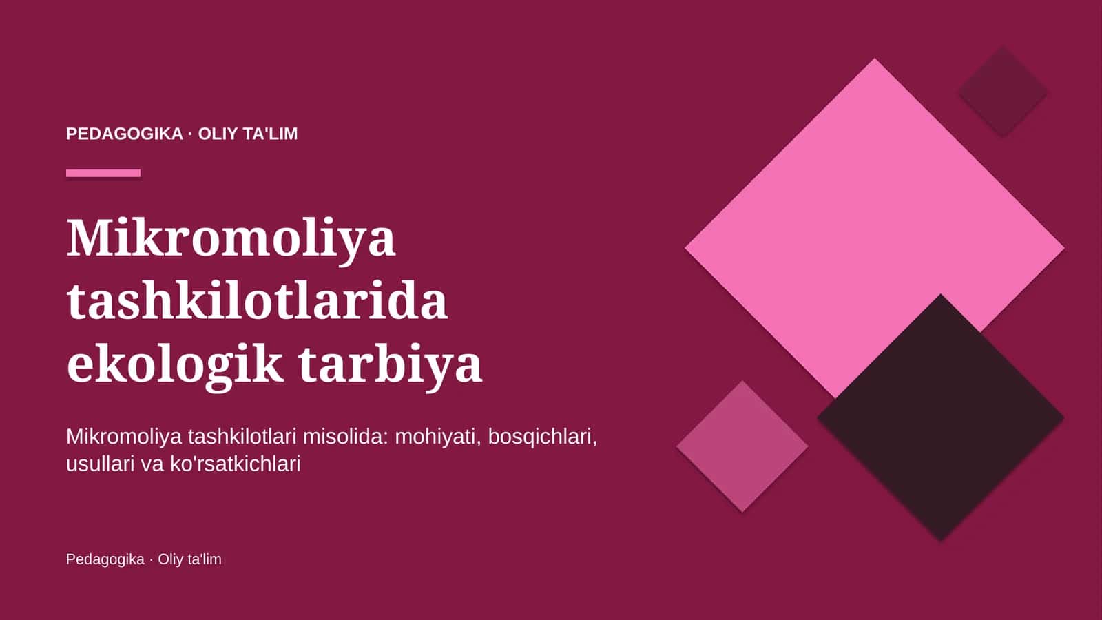 mikromoliya tashkilotlarida ekologik tarbiya 9284 1