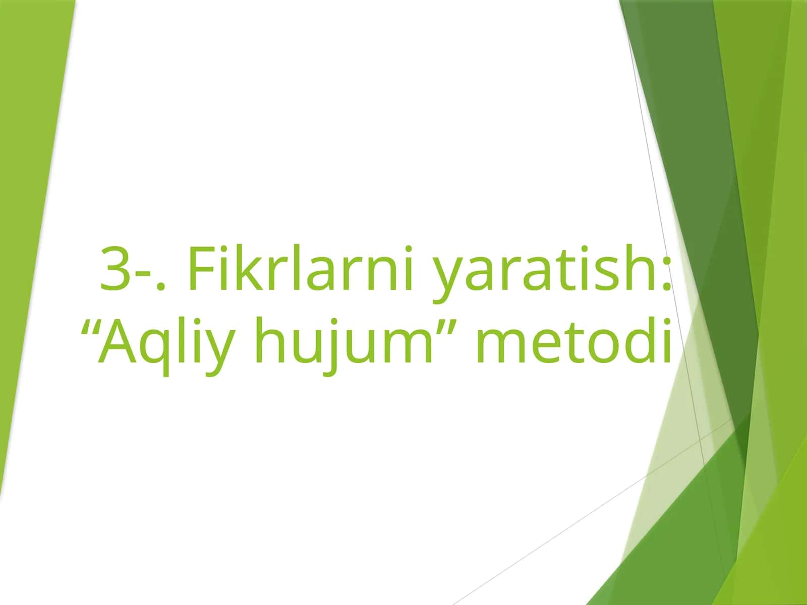 Aqliy hujum metodi 1