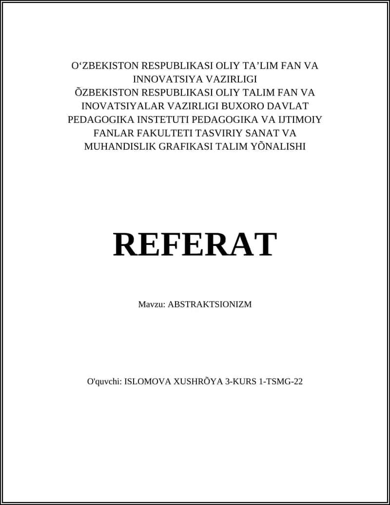 ABSTRAKTSIONIZM 1