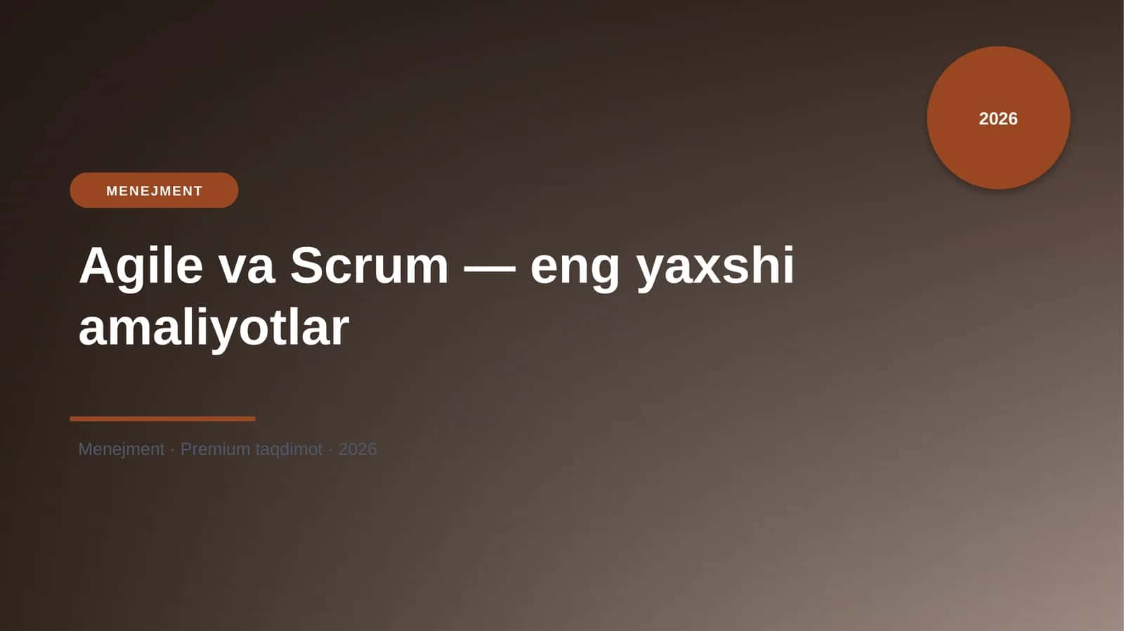 Agile va Scrum — eng yaxshi amaliyotlar 1