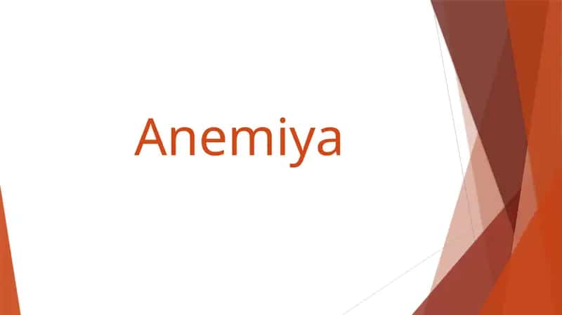 Anemiya 1