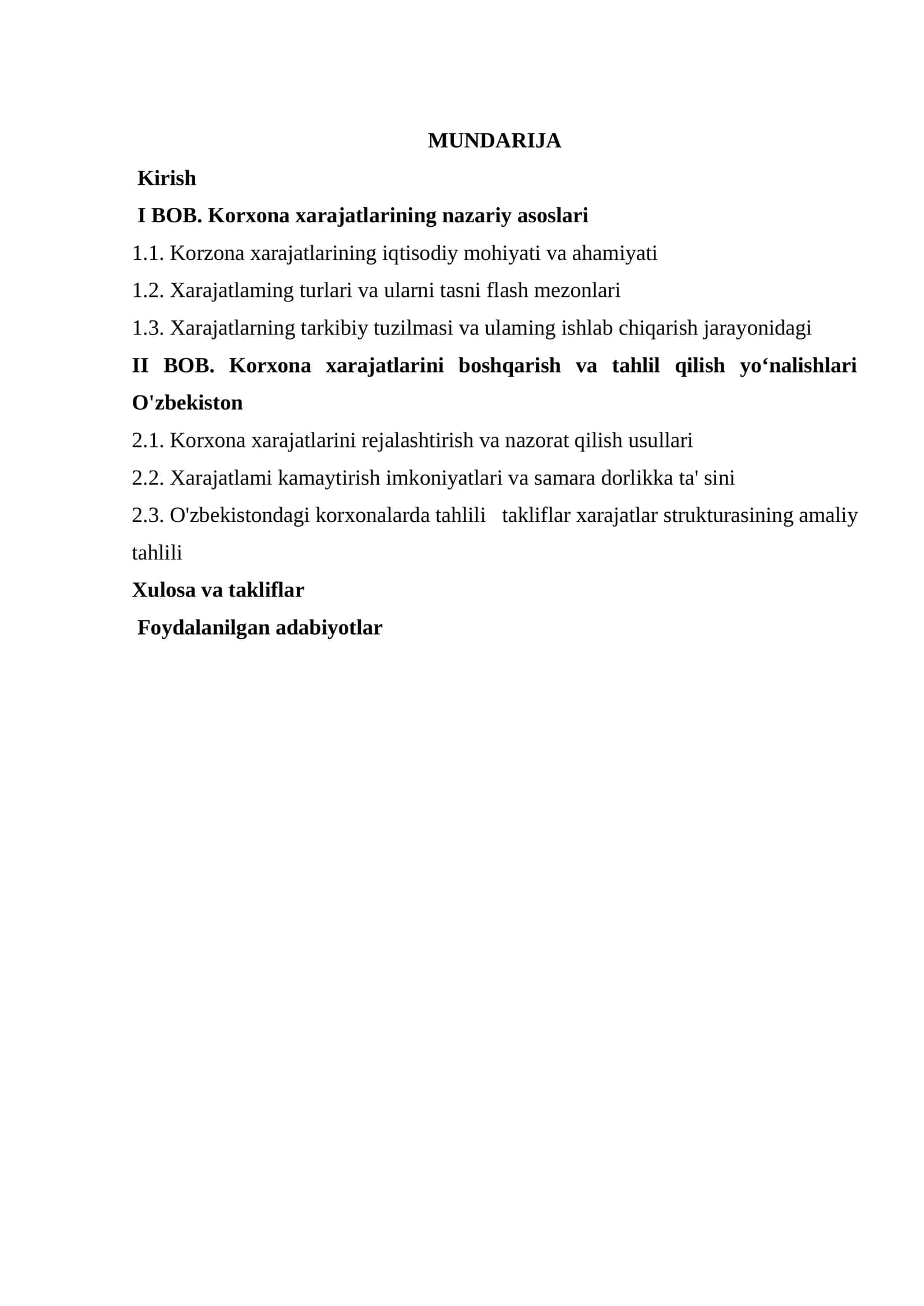 Bozor iqtisodiyoti sharoitida korxonaning samarali faoliyati 1
