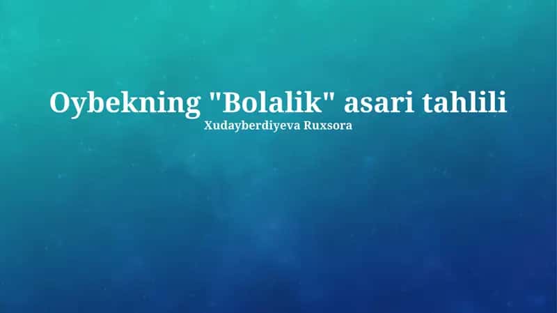 Bolalik 1