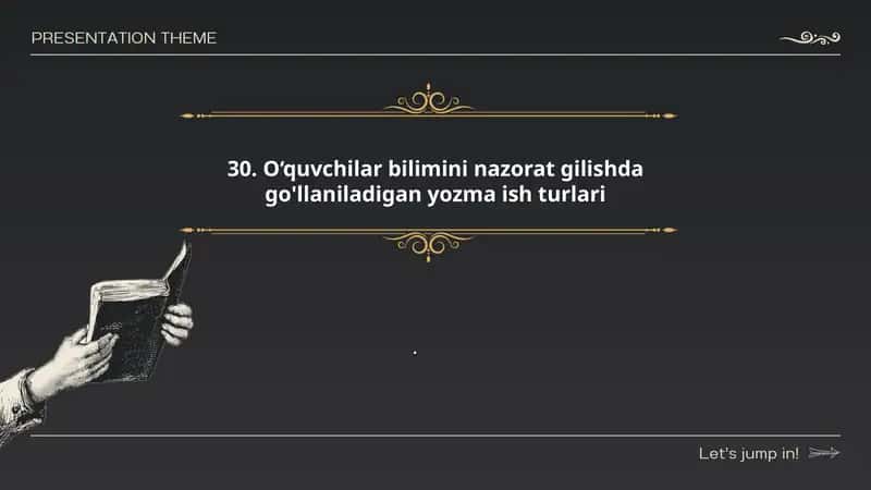 Yozma sinovlar 1
