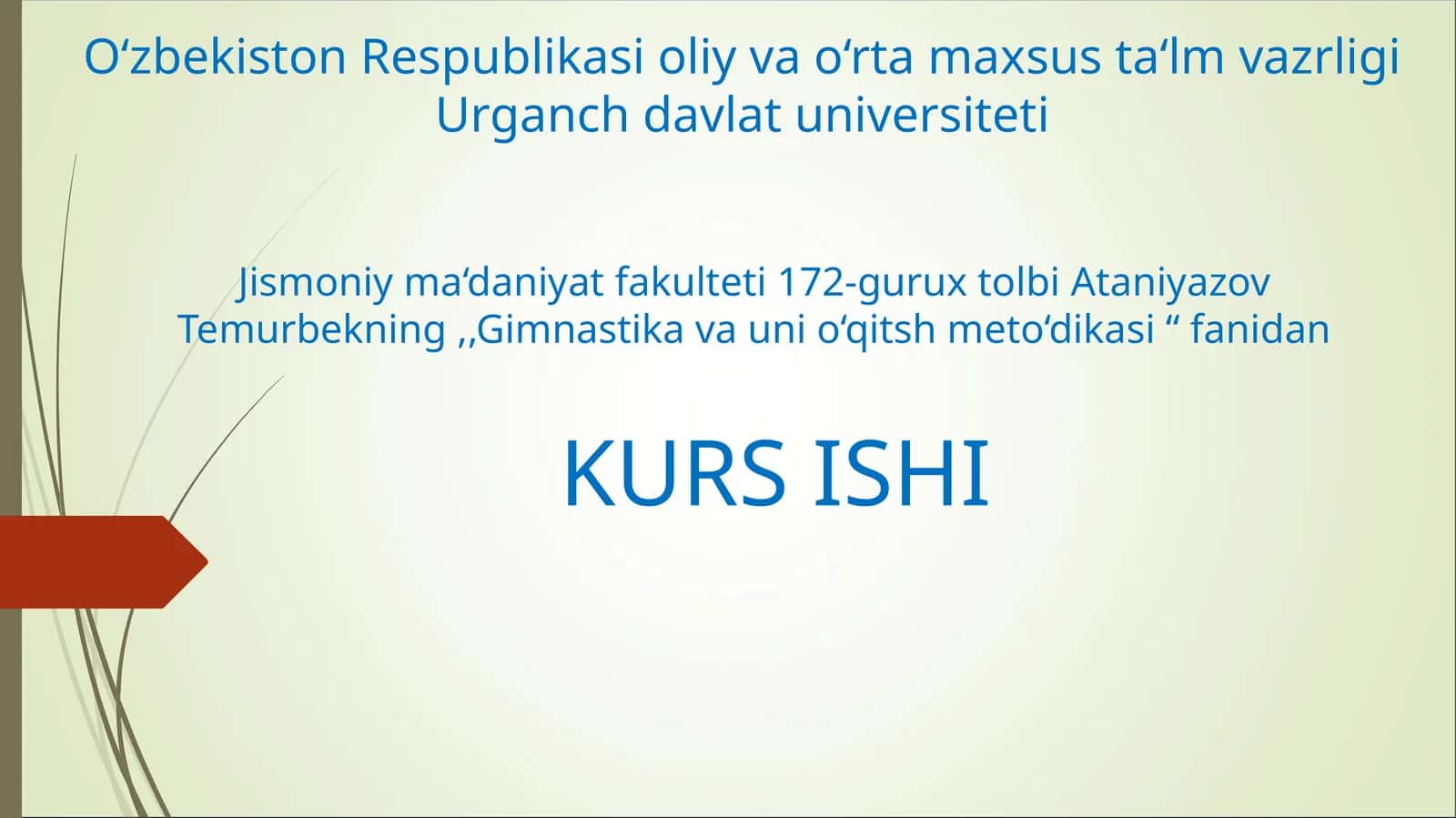 Umum rivojlantiruvchi va maxsus rivojlantiruvchi mashqlar 1