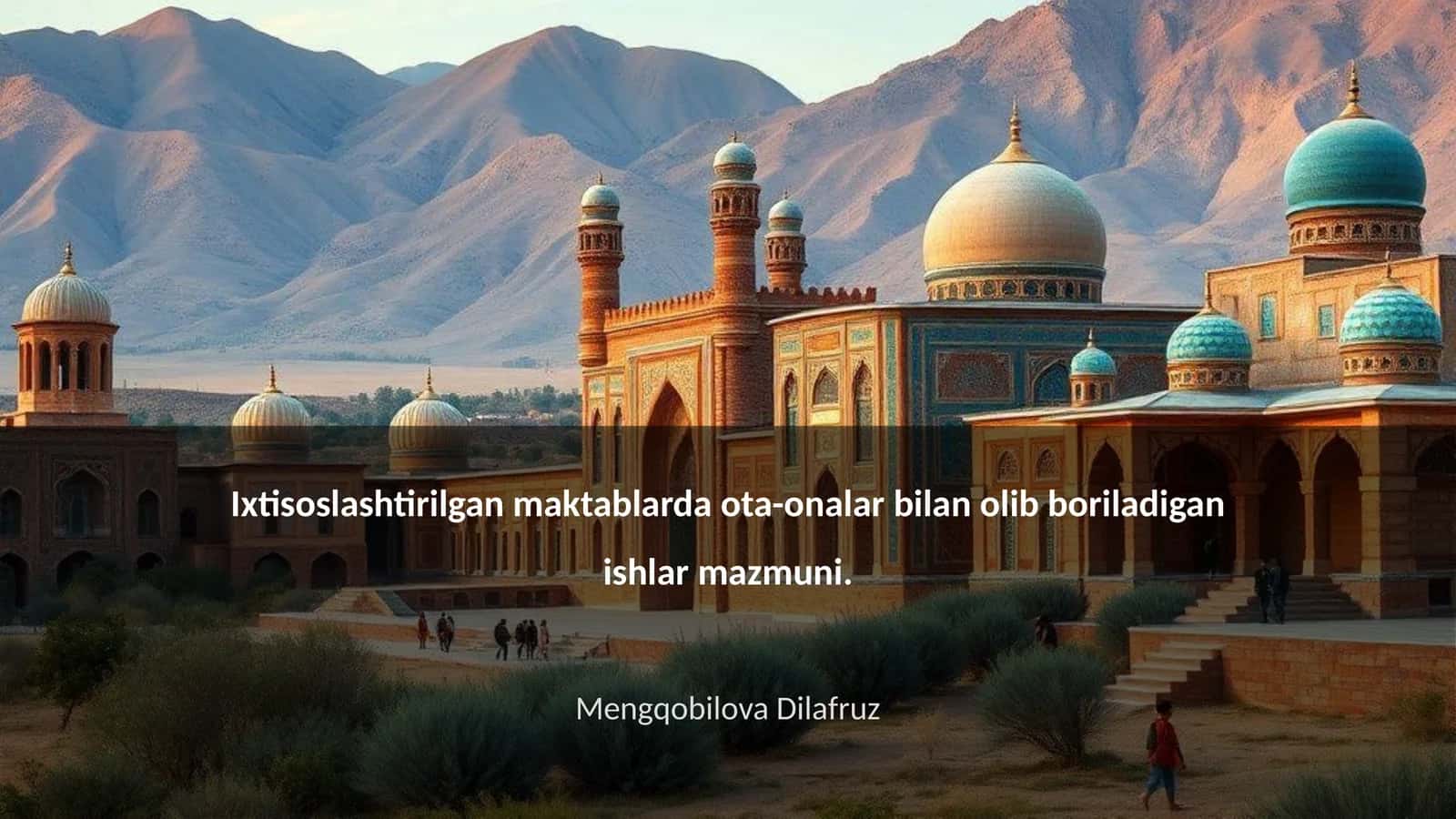 Mengqobilova Dilafruz 1